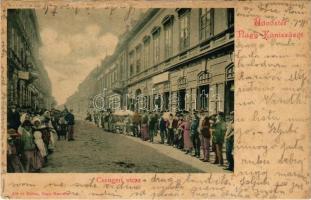 1900 Nagykanizsa, Csengeri utca, üzletek. Alt és Böhm kiadása (r)