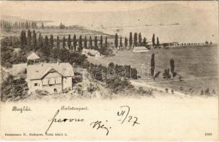 1903 Balatonboglár, Boglár; Balaton-part, villa. Kampmann H. kiadása (kis szakadás / small tear)