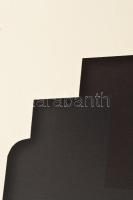 Hetey Katalin (1924-2010): Geometrikus kompozíció. Szitanyomat, papír. Jelzett. Számozott (26/40). L...