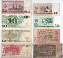 Vegyes: Német Demokratikus Köztársaság 1971. 10M + 50M + 1975. 20M + Lengyelország 1982. 10Zl + 1986...