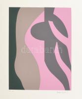 Halász Szabó Sándor (1920-1997): Hommage á Matisse. Szitanyomat, papír, jelzett, művészpéldány E.A. ...