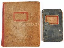 1910-1940 Legalább 100 sütemény és torta recept két füzetben