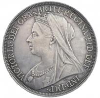Nagy-Britannia 1896. 1C Ag "Viktória" (28,39g) T:1-,2 patina, ph.
Great Britain 1896. Cro...
