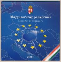 2004. 1Ft-100Ft (8xklf) forgalmi sor szettben, benne 2004. 50Ft Magyarország az EU tagja T:PP patina Adamo FO38.1