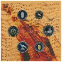 2009. 5Ft-200Ft "Haydn" (6xklf) forgalmi sor szettben + "Joseph Haydn" kétoldala...