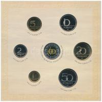 2008. 1Ft-100Ft (7xklf) "Reneszánsz emlékév" forgalmi sor szettben + Mátyás denár Ag fantá...