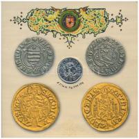 2008. 1Ft-100Ft (7xklf) "Reneszánsz emlékév" forgalmi sor szettben + Mátyás denár Ag fantá...