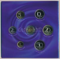 2007. 1Ft-100Ft (8xklf) forgalmi sor szettben, benne 50Ft "50 éves a Római Szerződés" T:PP...