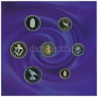 2007. 1Ft-100Ft (8xklf) forgalmi sor szettben, benne 50Ft "50 éves a Római Szerződés" T:PP...