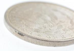 Amerikai Egyesült Államok 1896. 1$ Ag "Morgan" (26,78g) T:1,1- halvány patina 
USA 1896. ...