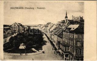 Pozsony, Pressburg, Bratislava; látkép / general view (fa)