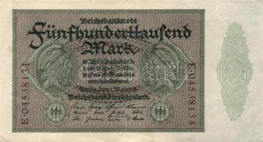 Német Birodalom/Weimari Köztársaság 1923. 500.000M T:II