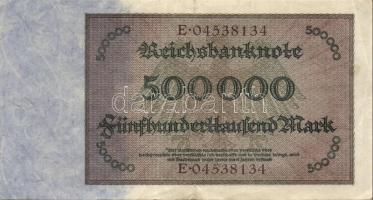 Német Birodalom/Weimari Köztársaság 1923. 500.000M T:II