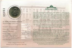 2003. 20Ft Cu-Ni-Zn "Deák Ferenc" elsőnapi veret "10858" sorszámú emléklapon T:1...