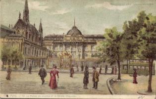 Paris Palais de Justice hold to light