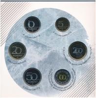 2018. 5Ft-200Ft (6xklf) "Pengék a jégen" forgalmi sor szettben + 50Ft "Jégkorong vilá...