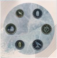 2018. 5Ft-200Ft (6xklf) "Pengék a jégen" forgalmi sor szettben + 50Ft "Jégkorong vilá...