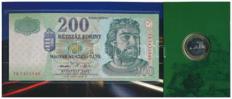 2009. 200Ft elsőnapi veret + 2006. 200Ft "FB" "Búcsú a 200Ft-os bankjegytől", so...