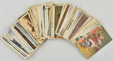 ~120 db régi képeslap benne magyar és külföldi városképek, kevés külföldi és motívumlap. Érdekes, ve...