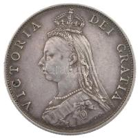 Nagy-Britannia 1887. 1Fl Ag "Viktória" (11,29g) T:2 patina 
Great Britain 1887. 1 Florin ...