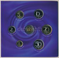 2007. 1Ft-100Ft (8xklf) forgalmi sor szettben, benne 50Ft "50 éves a Római Szerződés" T:PP...