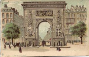 Paris La Porte St-Denis hold to light (Rb)