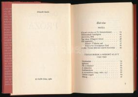 Ottlik Géza: Próza. Bp., 1988, Magvető. Második kiadás. Kiadói kartonált papírkötés, kissé sérült ki...