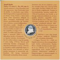 2009. 5Ft-200Ft "Haydn" (7xklf) forgalmi érme sor, benne "Joseph Haydn" Ag emlék...