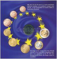 2007. 1Ft-100Ft (8xklf) forgalmi sor szettben, benne 50Ft "50 éves a Római Szerződés", kül...