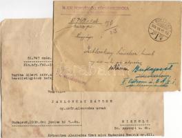 Magyarország 1938 Vitéz Jányi Gusztáv aláírása levélen