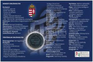 2015. 50Ft Cu-Ni "Nemzeti és Történelmi Emlékhelyek" első napi veret számozott emléklapon,...