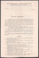 1903 Marosvásárhely, Székely-Egyesület és Székely Társaságok levele