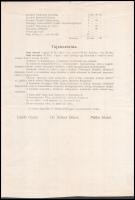 1903 Marosvásárhely, Székely-Egyesület és Székely Társaságok levele