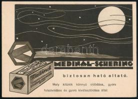 1925 Medinal-Schering altató reklámlapja