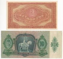 1920. 2K "2aa 035 695.363" + 1936. 10P csillagos sorszámmal "*B 052 025750" T:I-...