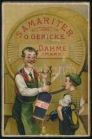 cca 1900 Samariter O. Gericke litho likőrreklám