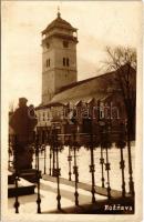 1938 Rozsnyó, Roznava; Őrtorony, üzletek / watchtower, shops (fl)