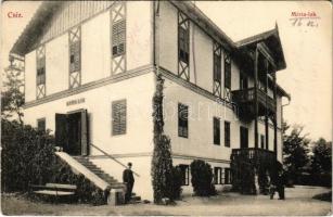 1908 Csízfürdő, Kúpele Cíz; Mária lak. Kohn Adolf kiadása / villa (szakadás / tear)