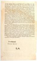 1848. december 2. Az Olmützi proklamáció, melyben V. Ferdinánd lemond a trónról, Ferenc Károly főher...