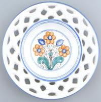 Habán jellegű tányér, jelzett, hibátlan, d: 24,5 cm