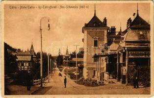 1911 Újtátrafüred, Neu-Schmecks, Novy Smokovec (Magas-Tátra, Vysoké Tatry); Kertész Tódor üzlete / shop (EM)