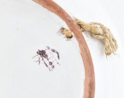 Habán jellegű tányér, jelzett, hibátlan, d: 32 cm