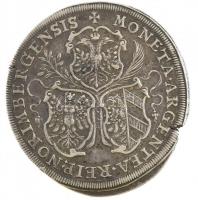 Német Államok / Nürnberg 1680. Tallér Ag (29,07g) T:2- patina, peremen kis berepedés és kitörés / Ge...