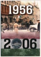 2006. 50Ft Cu-Ni "1956-os forradalom" emléklapon T:1