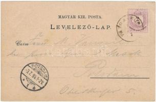 1894 (Vorläufer!!!) Tátraszéplak, Tatranska Polianka, Westerheim (Magas Tátra, Vysoké Tatry); nyaral...