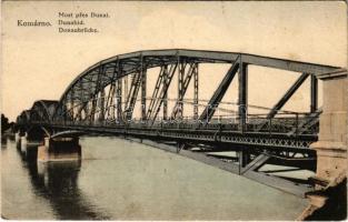 Komárom, Komárno; Duna híd / Most pres Dunaj / Donaubrücke / Danube bridge (fl)