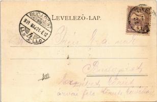 1901 Trencsénteplic, Trencianske Teplice; Uszoda. Edgar Schmidt kiadása / Schwimmschule / swimming s...