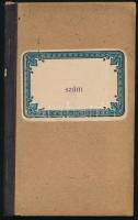 1908 Niczkyfalva (Nitzkifalva / Nitchidorf / Nitzkydorf, eredetileg Kutas) hegyközség Birtok-könyvec...