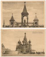 Moscow, Moskau, Moscou; - 8 db RÉGI város képeslap / 8 pre-1945 town-view postcards