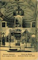 1912 Módos, Jasa Tomic; Szerb ortodox templom belseje. Hoffmann Béla kiadása / Serbische Kirche von Innen / Serbian Orthodox church, interior (EK)